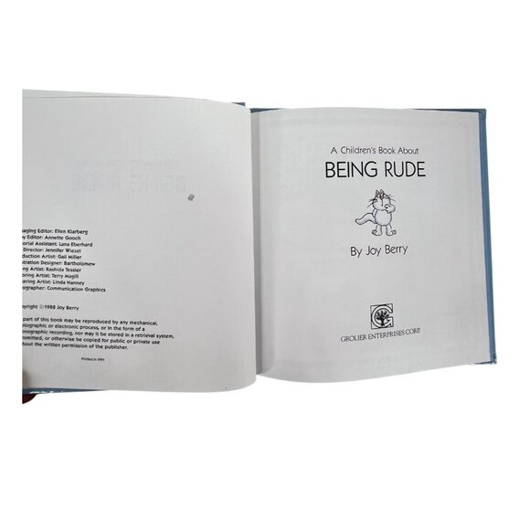 Help Me Be Good Books Joy Berry Being Rude Whining Mean 1988 Lot Of 3 Hardcover - Picture 3 of 11